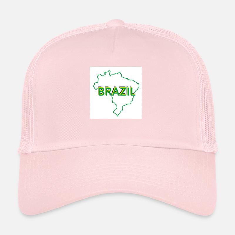 Carte du Brésil Casquette trucker 