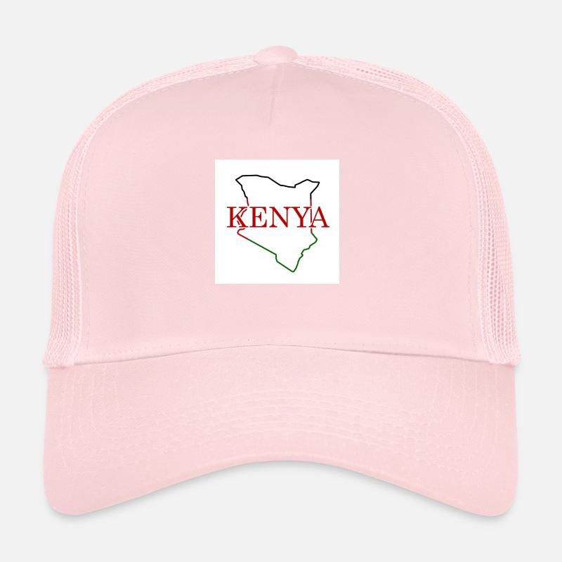 Carte du Kenya Casquette trucker 