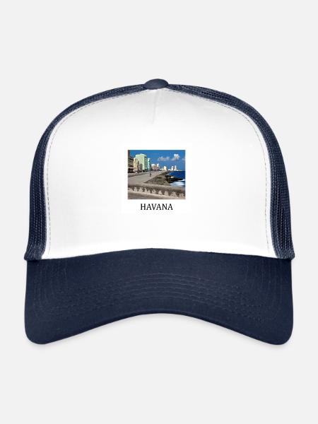 Havana - Trucker Cap - white/navy - Front