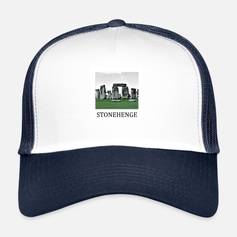 Stonehenge - Trucker Cap - Weiß/Navy