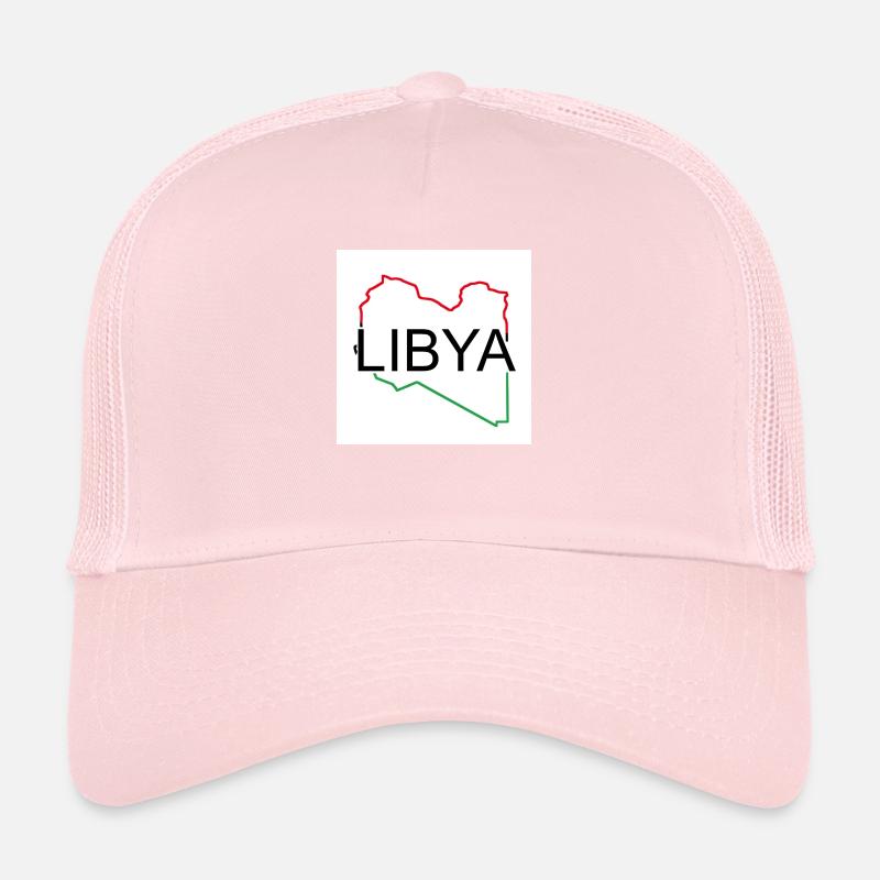 Carte de la Libye Casquette trucker 