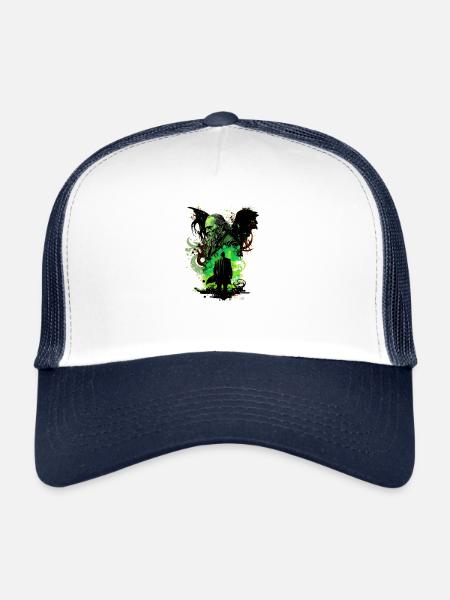 Cultist - Trucker Cap - white/navy - Front