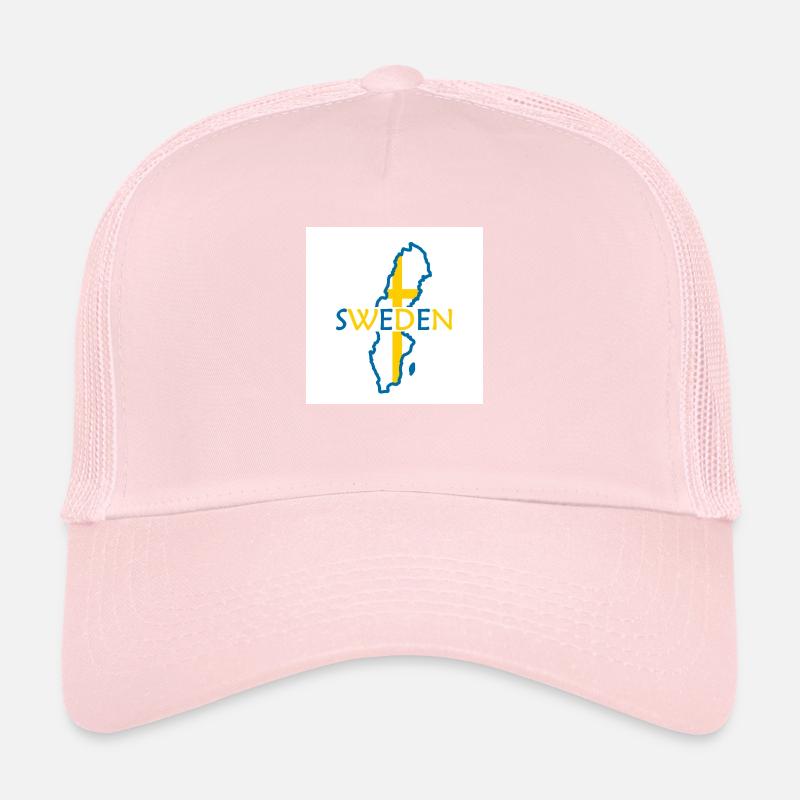 Carte de la Suède Casquette trucker 