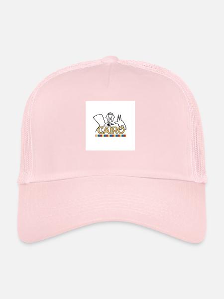 Le Caire - Casquette trucker  - rose pâle - Devant
