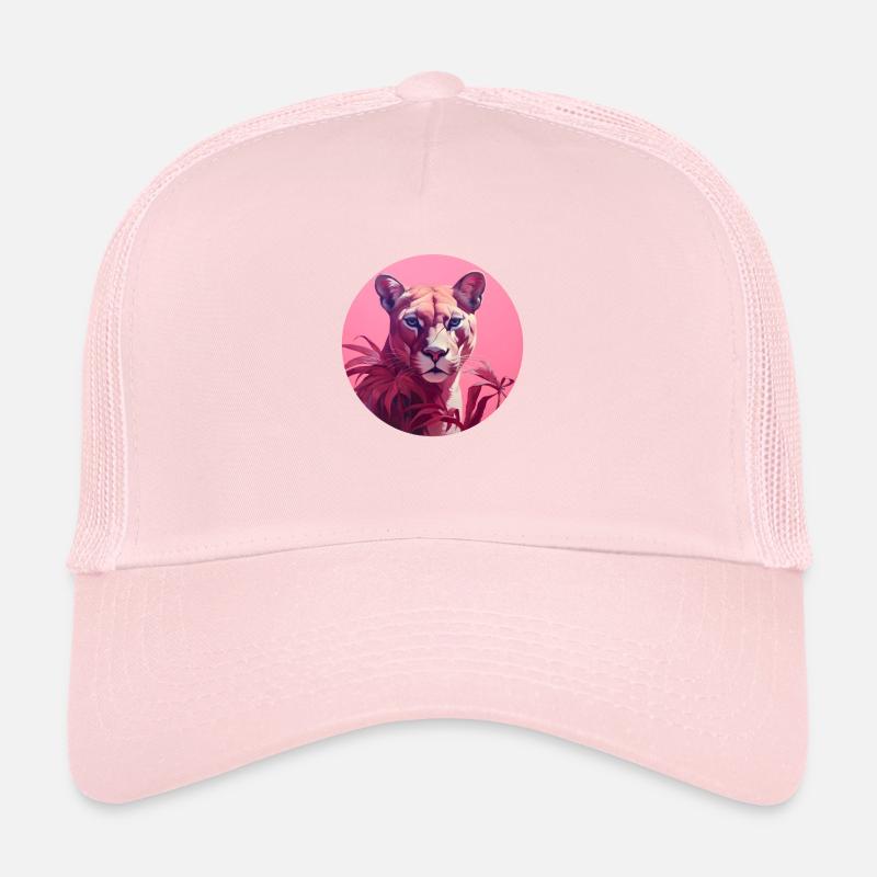 Panthère en rose Casquette trucker 