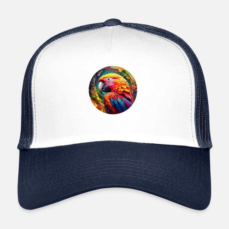 Perroquet arc-en-ciel Casquette trucker 