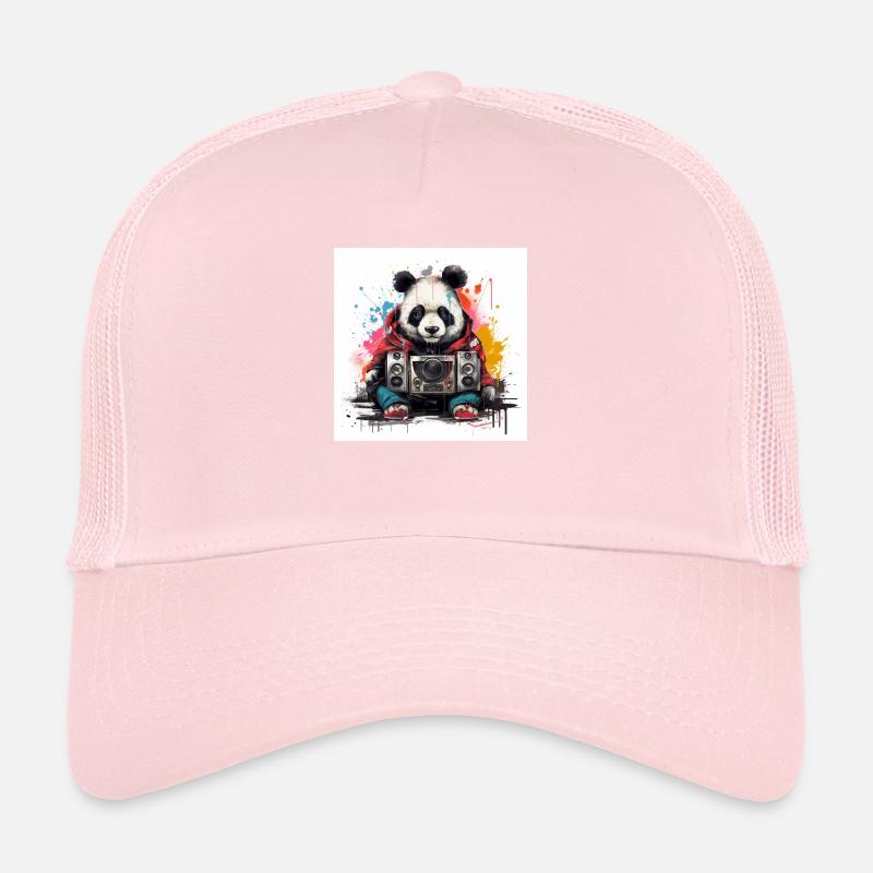Boom Music Panda Trucker Cap