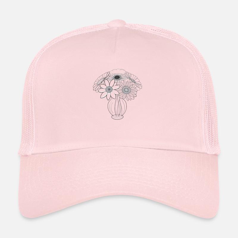 Simple Design fleur SW Casquette trucker 