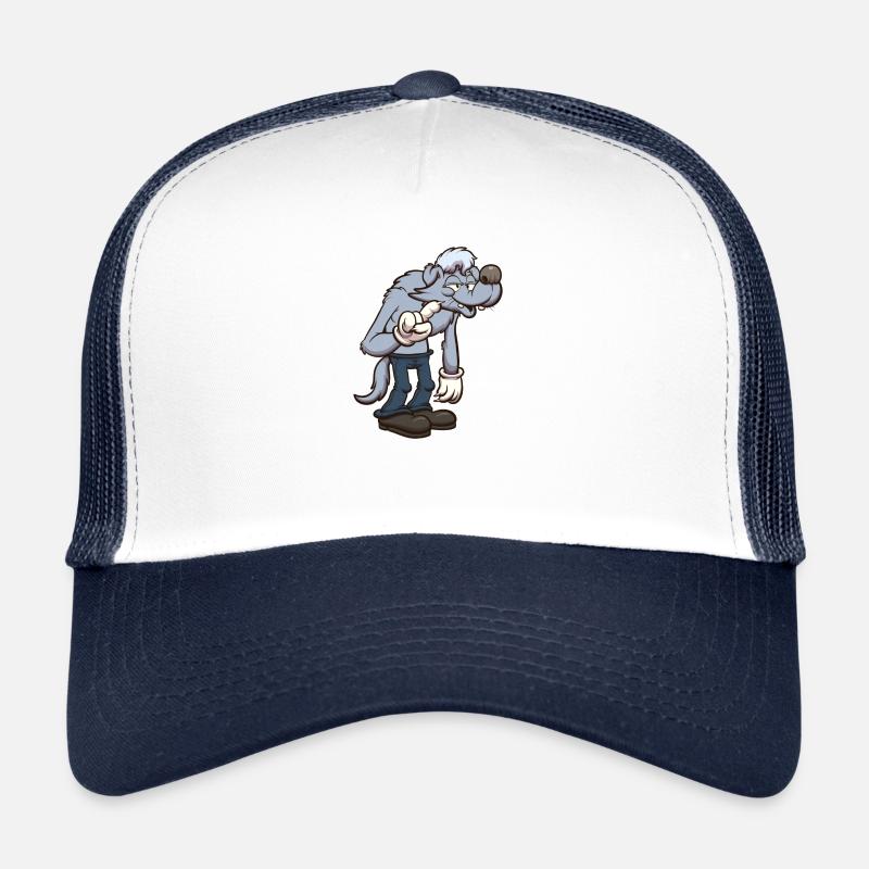 Mignon loup-garou gris Casquette trucker 