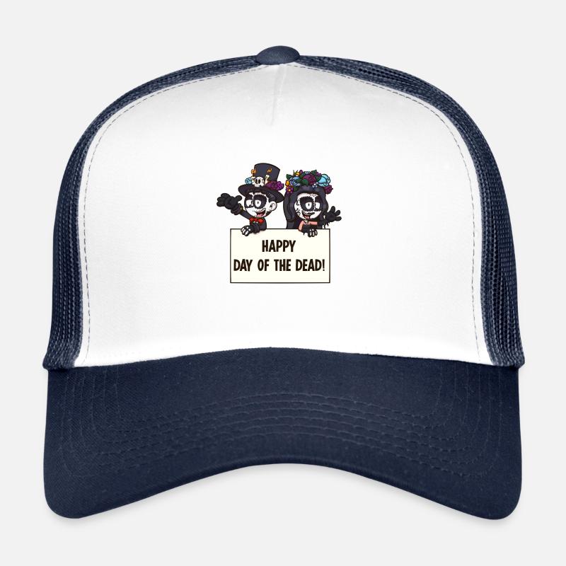 Joyeux Jour Des Enfants Morts Casquette trucker 