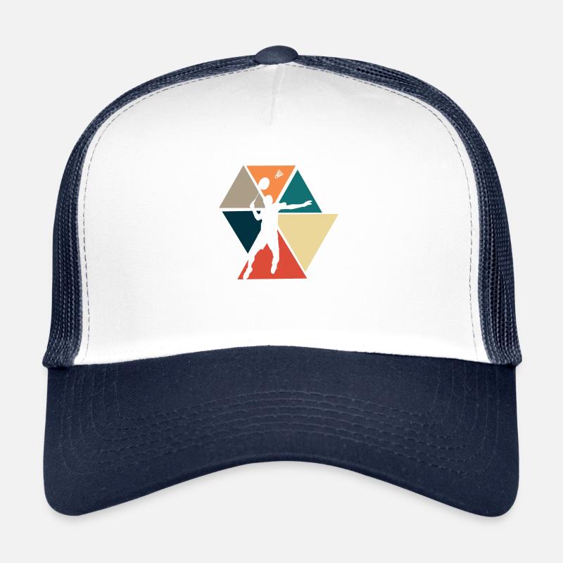 Badminton rétro vintage - idée cadeau badminton Casquette trucker 