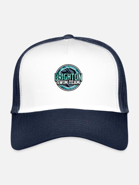 Brighton Swim Team - Trucker Cap - white/navy - Front