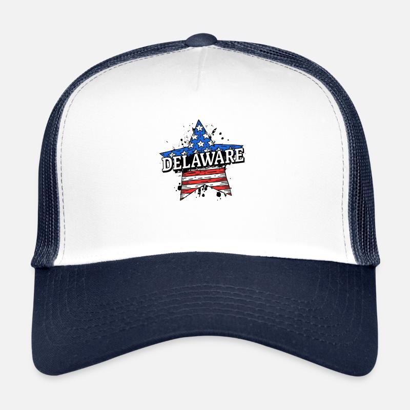 Delaware - États-Unis - États-Unis d’Amérique Casquette trucker 