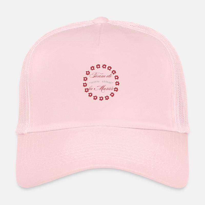 Floral Bridal Team-Bride Team Trucker Cap