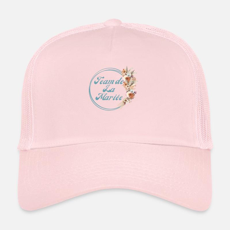 The Rustic Flower Bride Team - Matching tshirt Trucker Cap