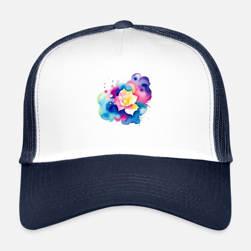 Farbtupfer: Rosa Trucker Cap
