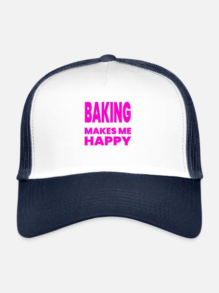 Cuire - Casquette trucker  - blanc/marine - Devant