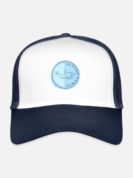 SchakaPower - Trucker Cap - Weiß/Navy