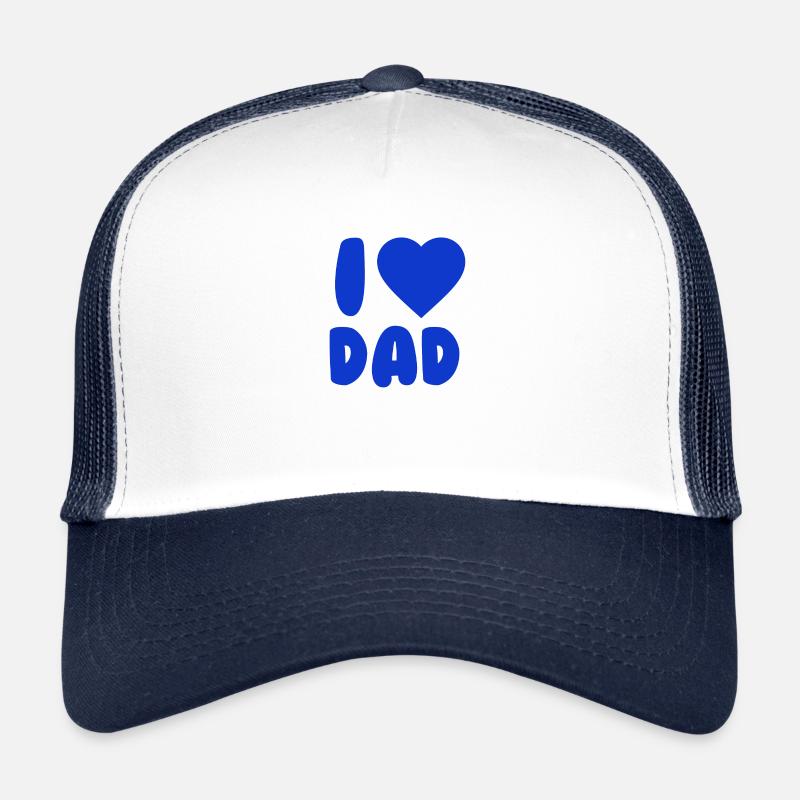 J’AIME PAPA Bleu Casquette trucker 