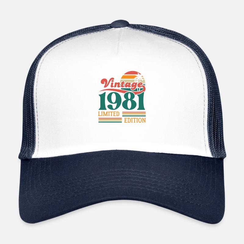 Jahrgang 1981 Limitierte Auflage Trucker Cap