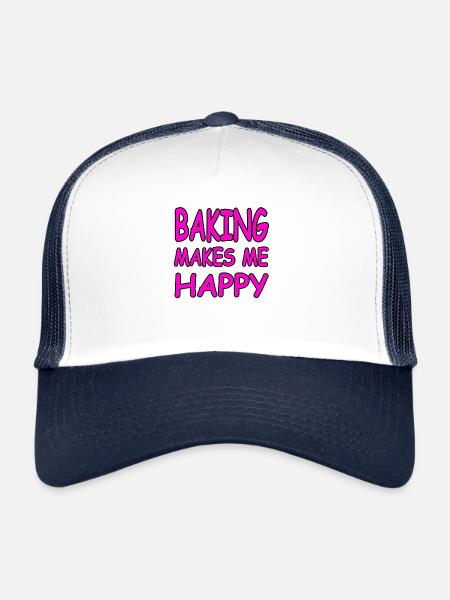 Cuire - Casquette trucker  - blanc/marine - Devant