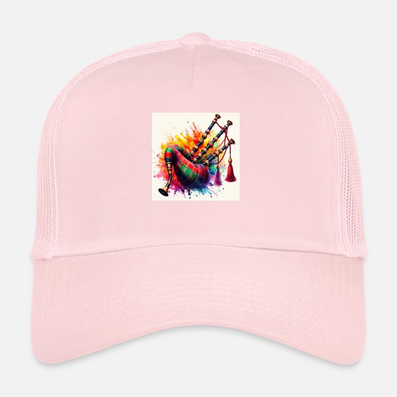 Cornemuse musicale Casquette trucker 