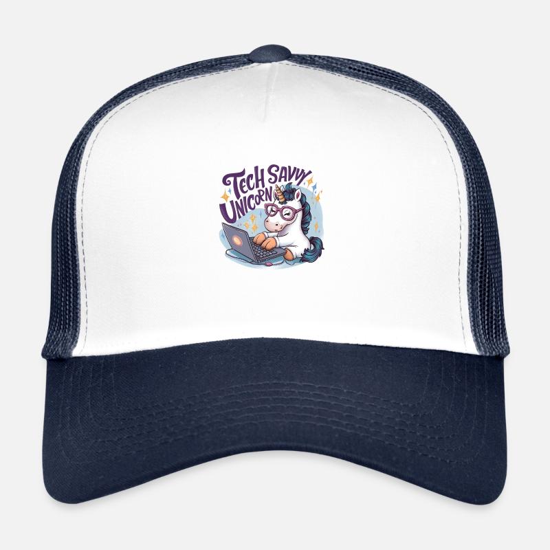 LICORNE FÉRUE DE TECHNOLOGIE Casquette trucker 