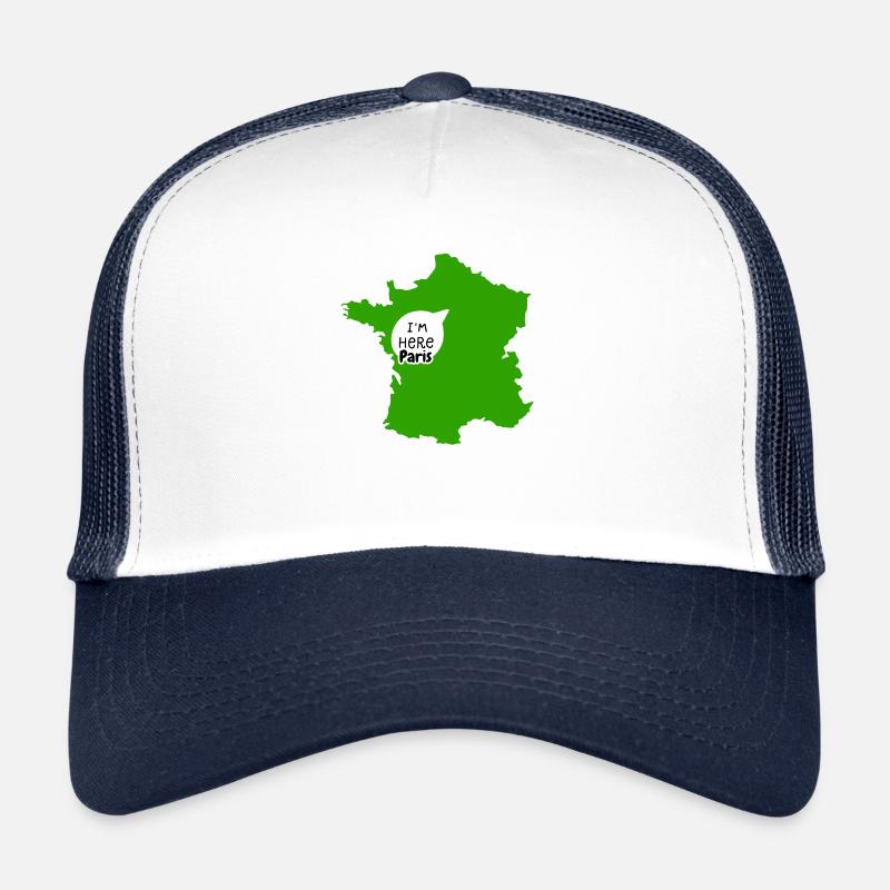 Je suis ici à Paris Casquette trucker 