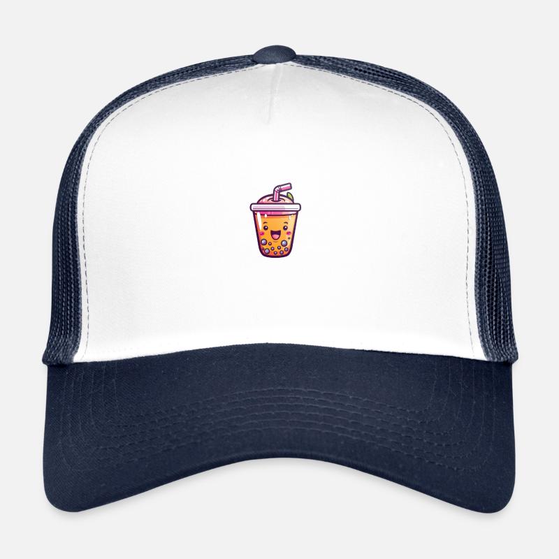 Happy bubble tea Trucker Cap