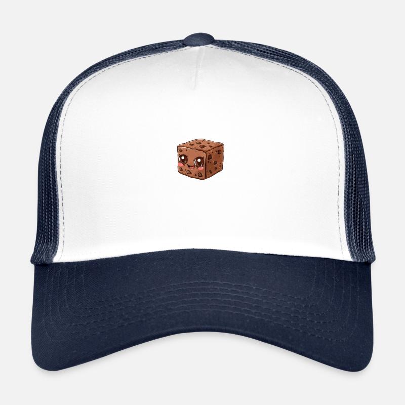 Personnage mignon de brownie dans le style dessin animé Casquette trucker 