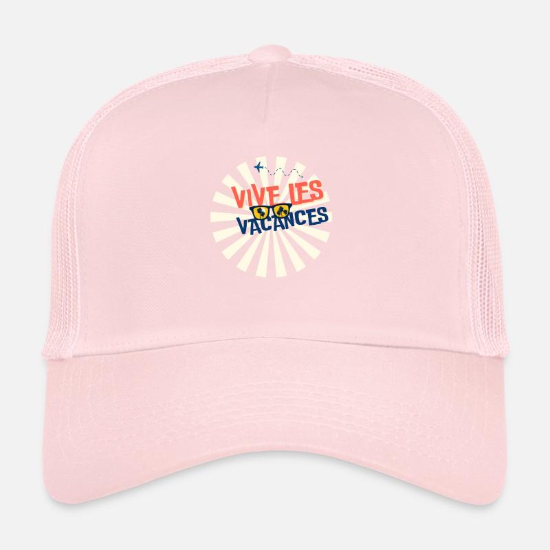 VIVE LES VACANCES. VACANCES.BONNES VACANCES. Casquette trucker 