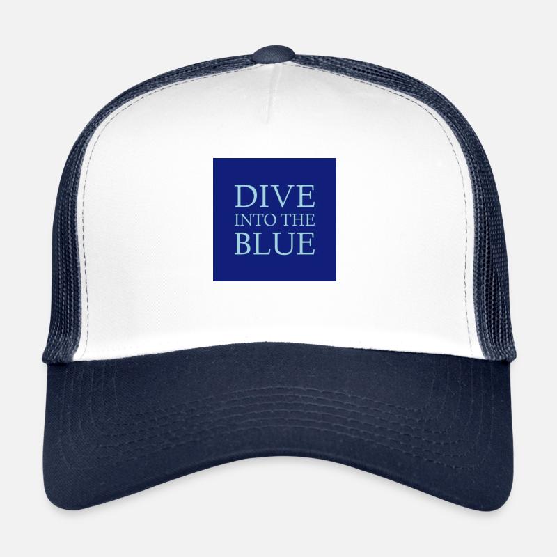 Dive into the blue Trucker Cap