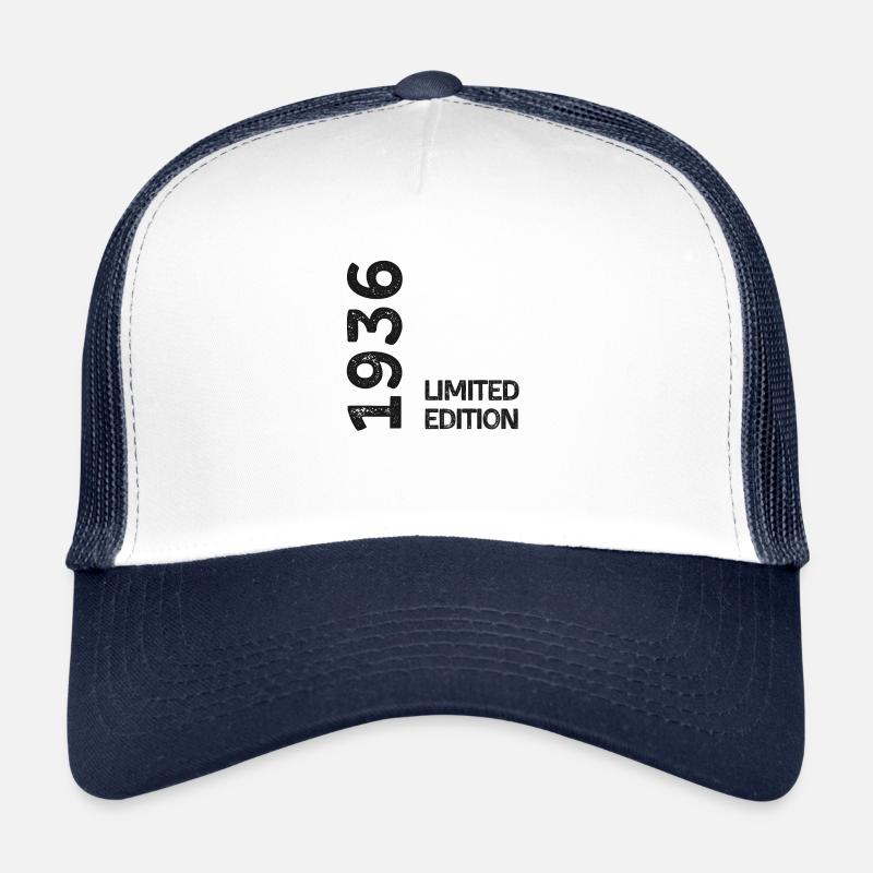 Limitierte Auflage von 1936 - Trucker Cap - Weiß/Navy
