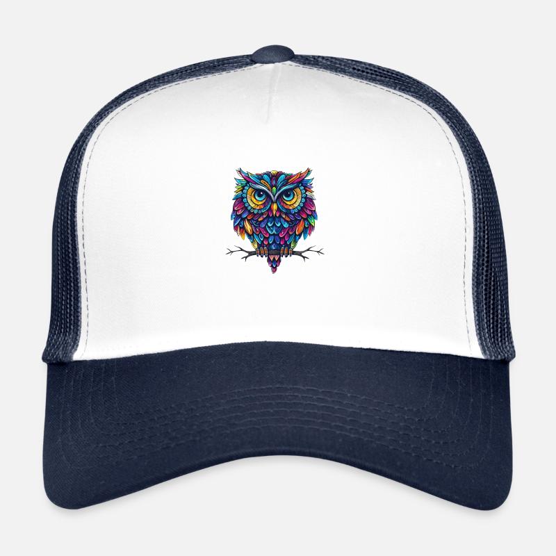 Cute Owl Kawaii Mascot Trucker Cap