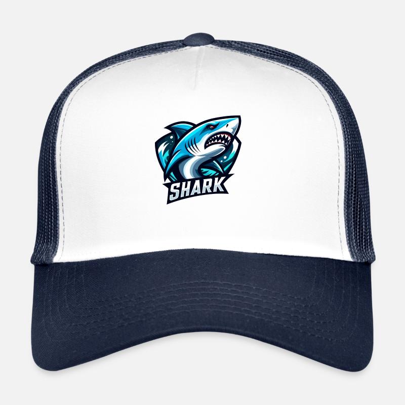 Shark Mascot Trucker Cap