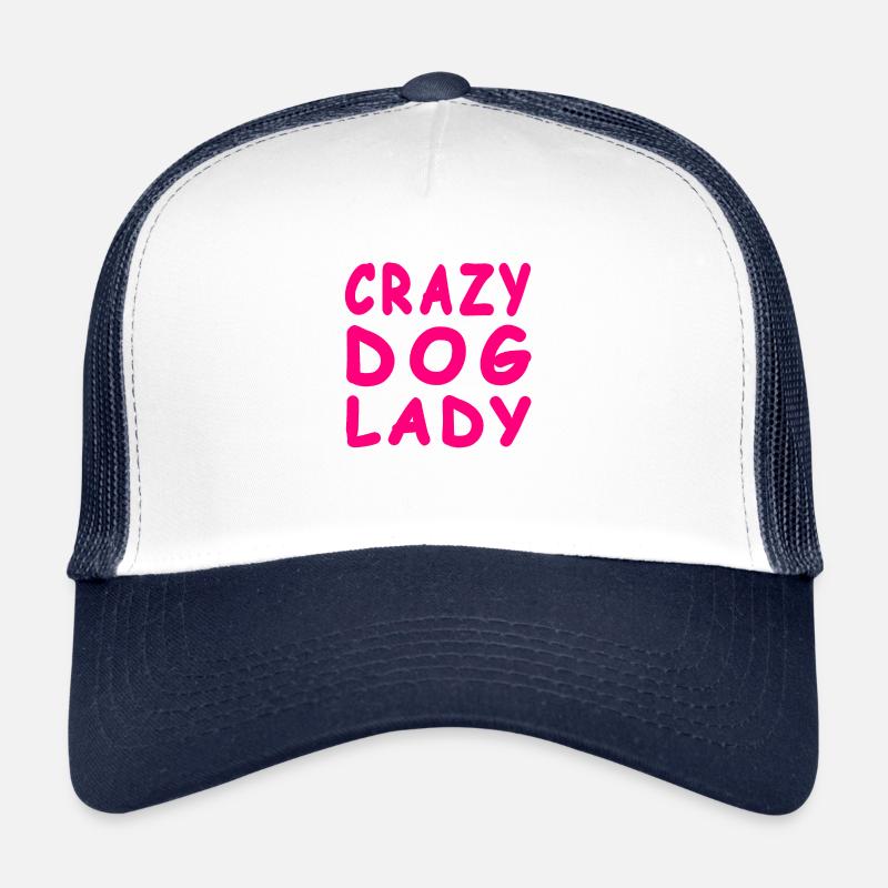 Hunde - Trucker Cap - Weiß/Navy