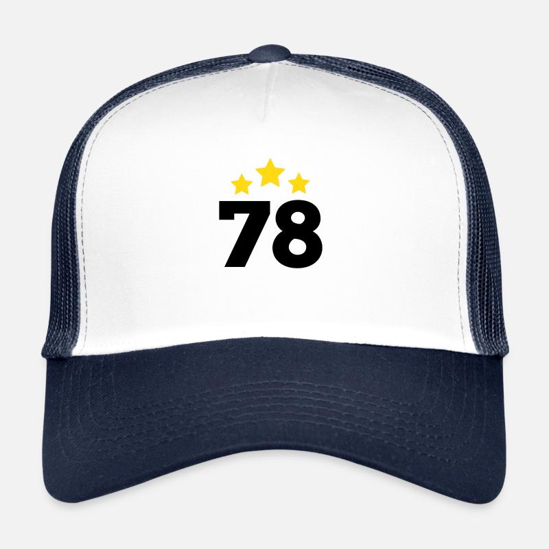 78 ans étoile - cadeau 78e anniversaire Casquette trucker 