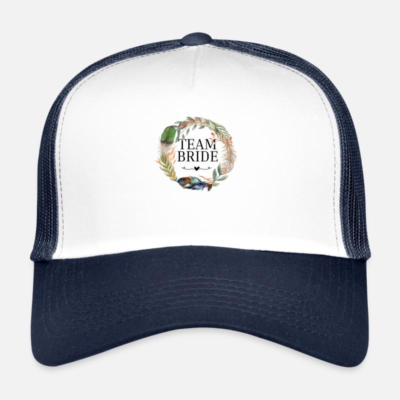 Team Trense Kranz Boho Blumen Trucker Cap