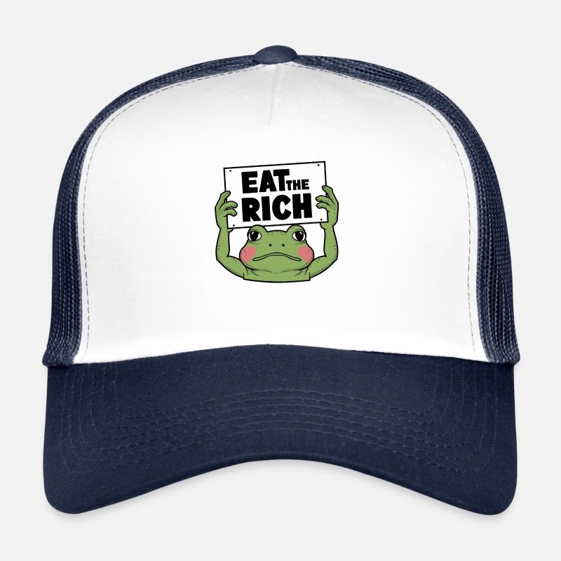 Frog Activist: Eat the Rich Trucker Cap