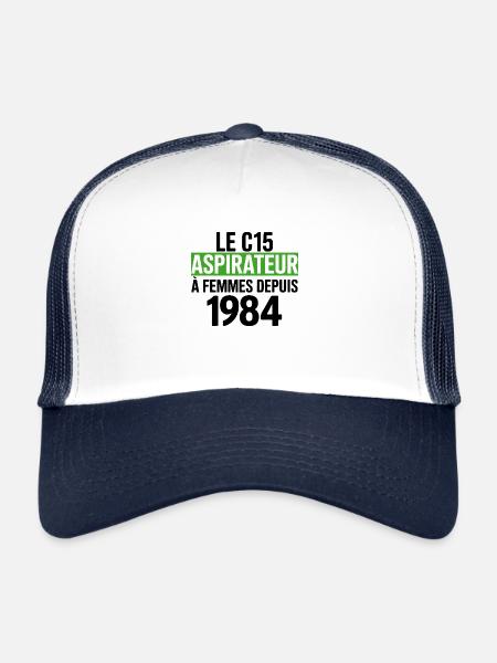 The C15 Women's Vacuum Cleaner Gift C15 From The Lord - Trucker Cap - white/navy - Front
