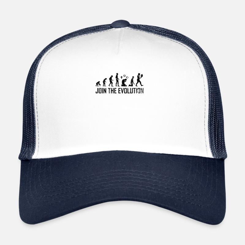 Evolution athée Athées Apprentissage des sciences Casquette trucker 