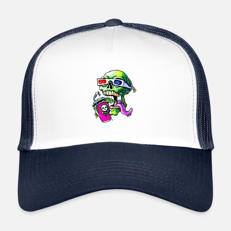 schädel kino farben Trucker Cap