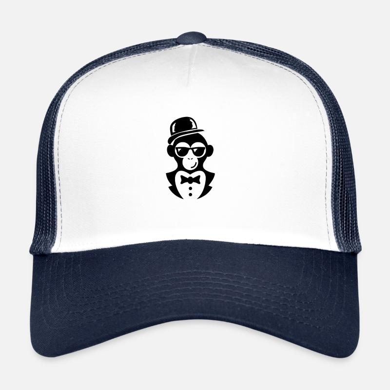 Monkey gentleman Trucker Cap