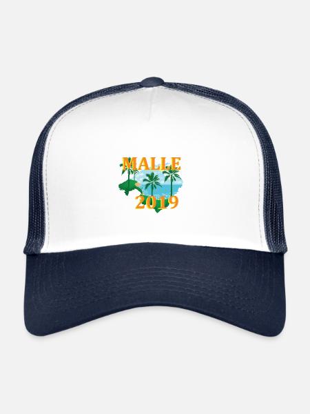 Mallorca Mallorca Mallorca Mallorca Mallorca - Trucker Cap - white/navy - Front