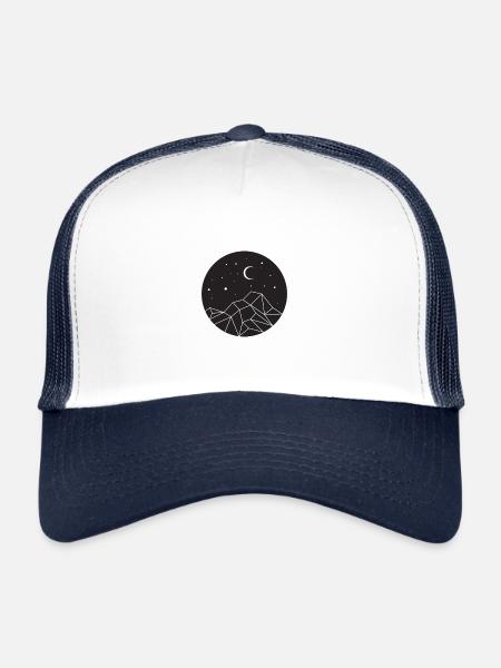 Mountain - Trucker Cap - white/navy - Front