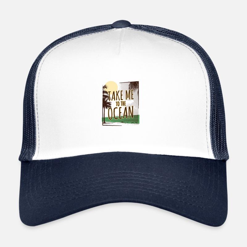 Emmène-moi à l'océan, emmène-moi à l'océan! été Casquette trucker 