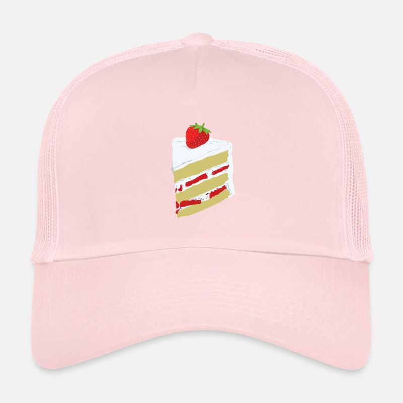 Kuchen Erdbeere Lecker Geschenk Idee Torte Trucker Cap