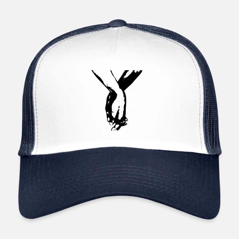 holding hands Trucker Cap