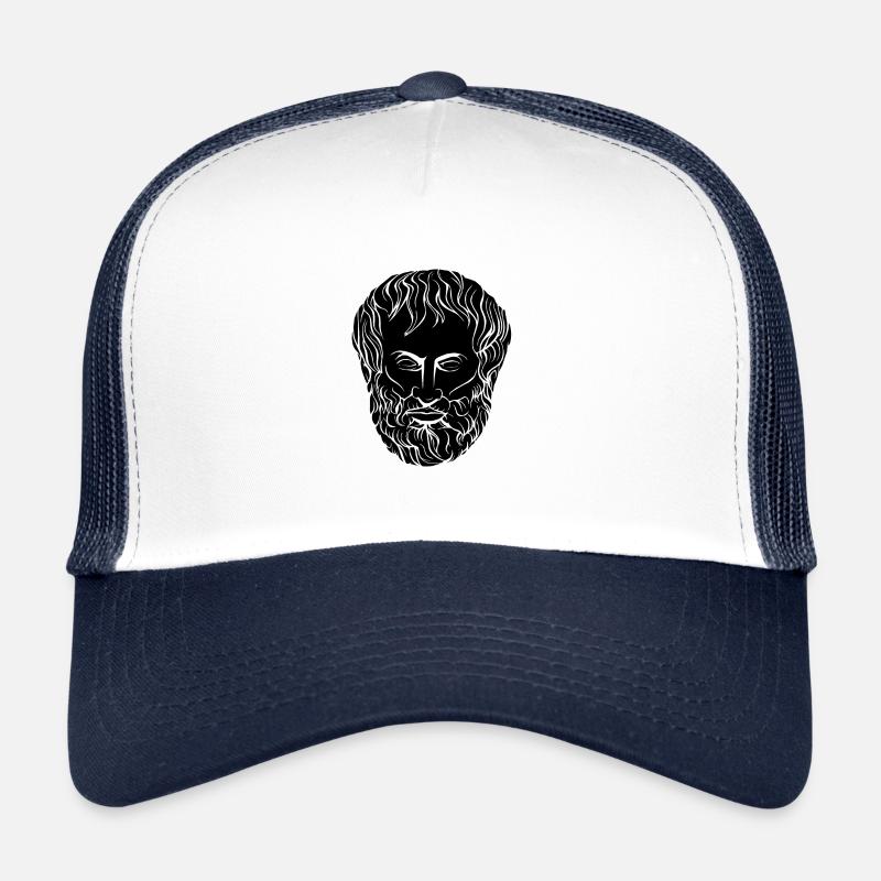 Aristotle philosopher philosophy antique gift Trucker Cap