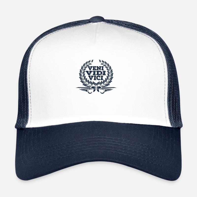 Julius Caesar Antike Latein Rom Zitat Geschenk Trucker Cap